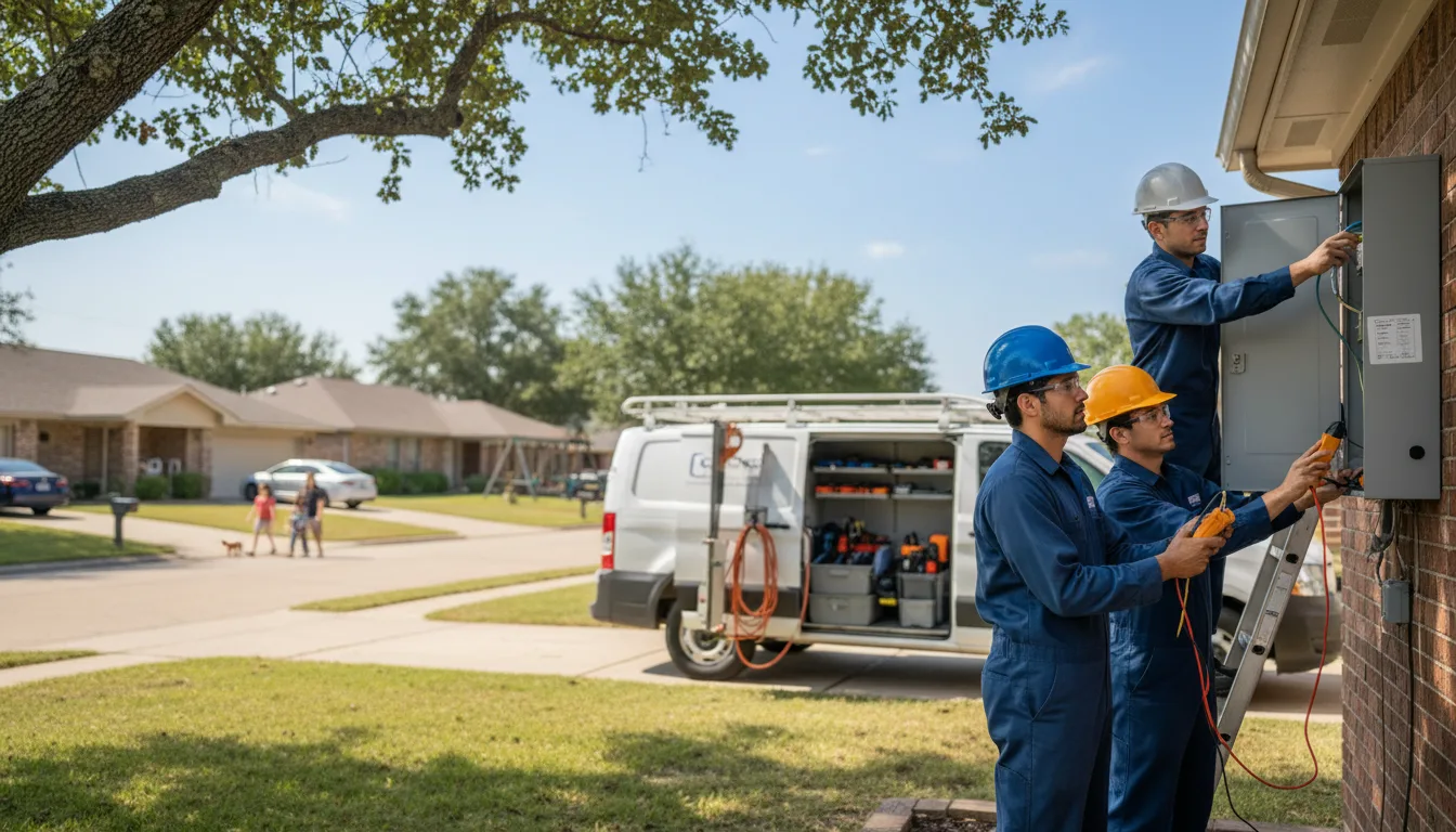 Certified electrician providing emergency electrical services in Ambler, PA